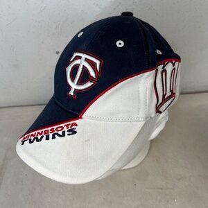 Minnesota Twins Hat Cap Strap Back One Size Blue Red MLB Baseball Fan Favorite